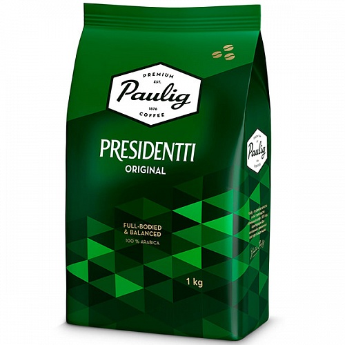 Кофе в зёрнах "Paulig Presidentti Original" 1