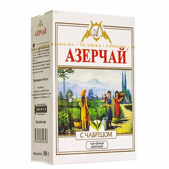 Чёрный чай с чабрецом "Азерчай"