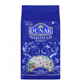 Индийский рис Басмати Фестива ТМ "Dunar"