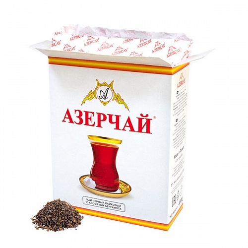 Чай чёрный байховый с ароматом бергамота "Азерчай" 1