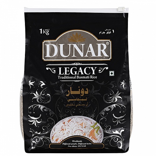 Индийский рис Басмати Легаси ТМ "Dunar" 1