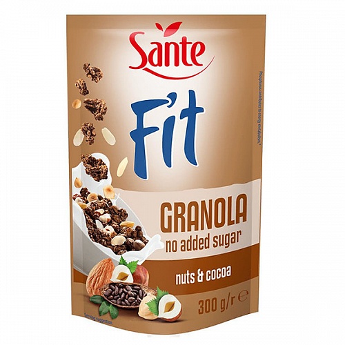 Гранола с орехами и какао "Sante Fit" 1