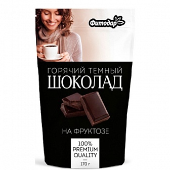 Какао-напиток "Горячий шоколад тёмный" на фруктозе 